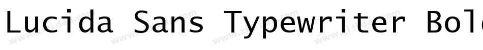 Lucida Sans Typewriter Bold Oblique字体转换